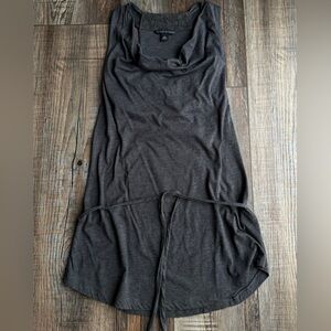 Banana Republic Charcoal Gray Lace Detail Top